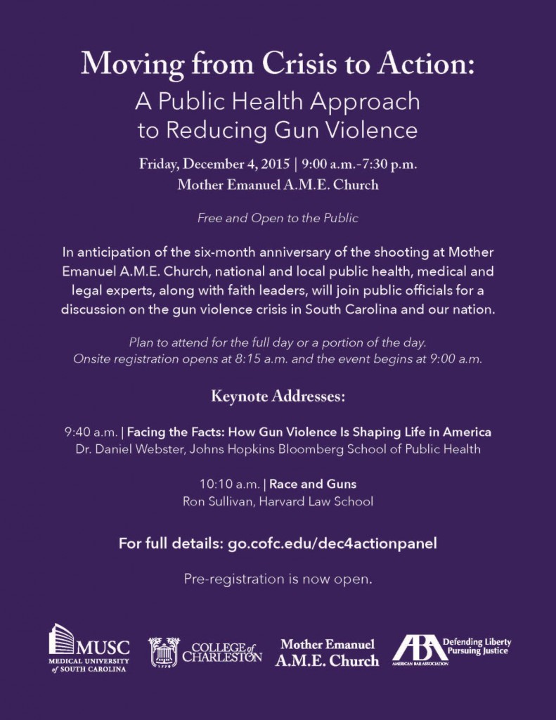 CofC.CrisisToAction2-791x1024 Moving from Crisis to Action: A Public Health Approach to Reducing Gun Violence