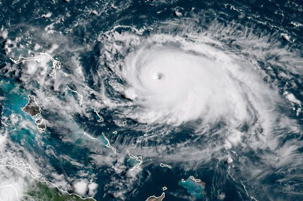Hurricane Dorian Satellite Photograph