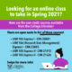 Spring 2021 Library Courses