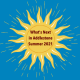 Sun Graphic for What's Next in Addlestone Summer 2021